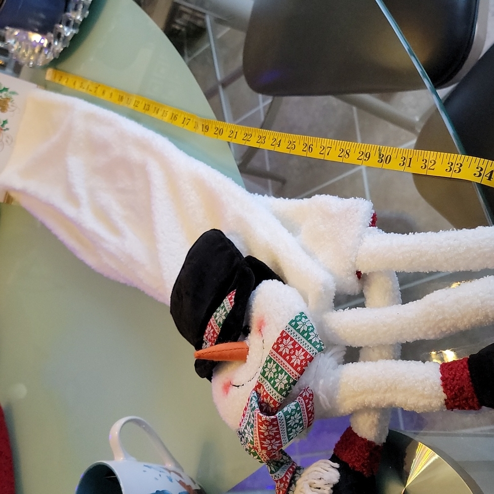 Christmas Scarf - snowman - Picture 4 of 12